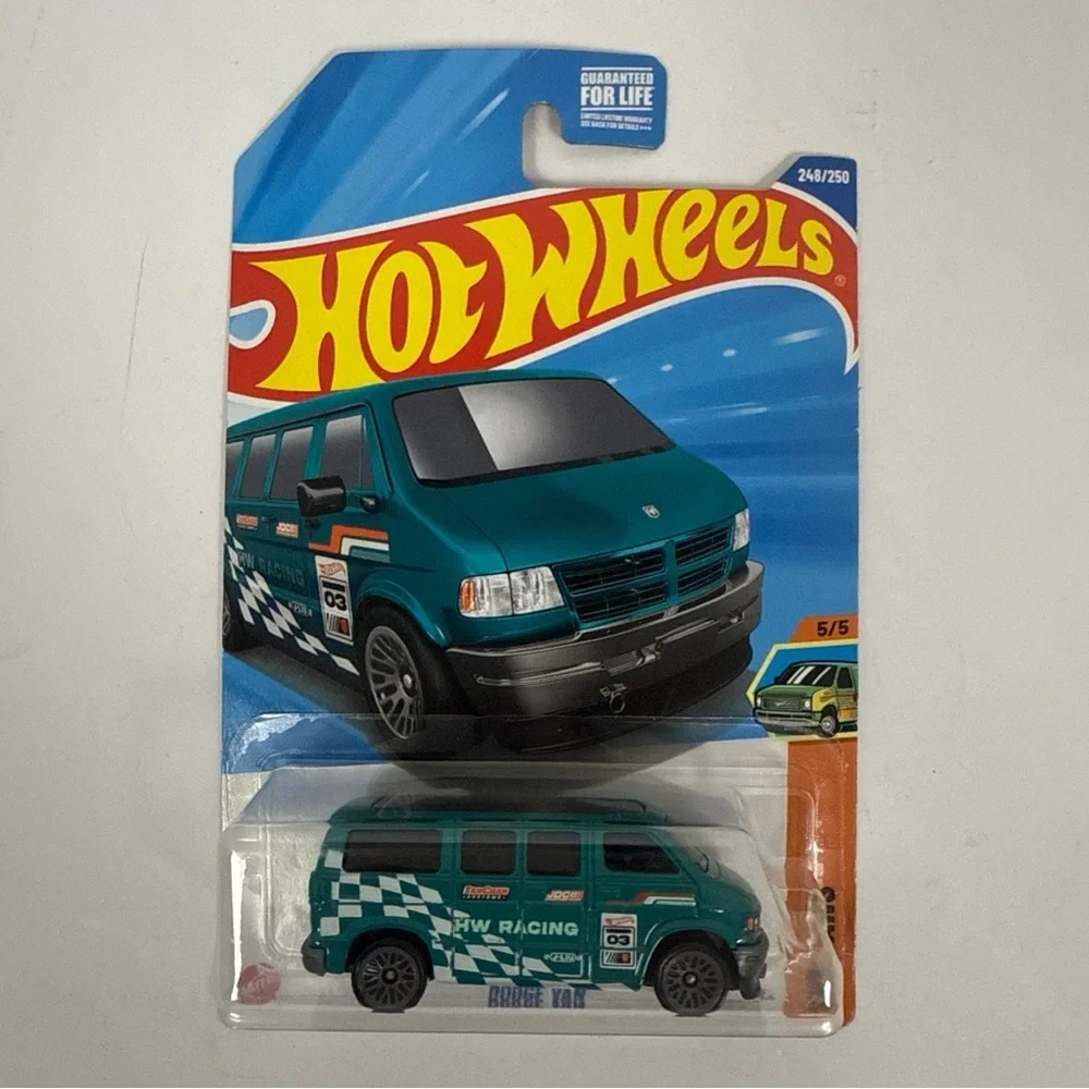 Mattel Hot Wheels Teal Racing Van